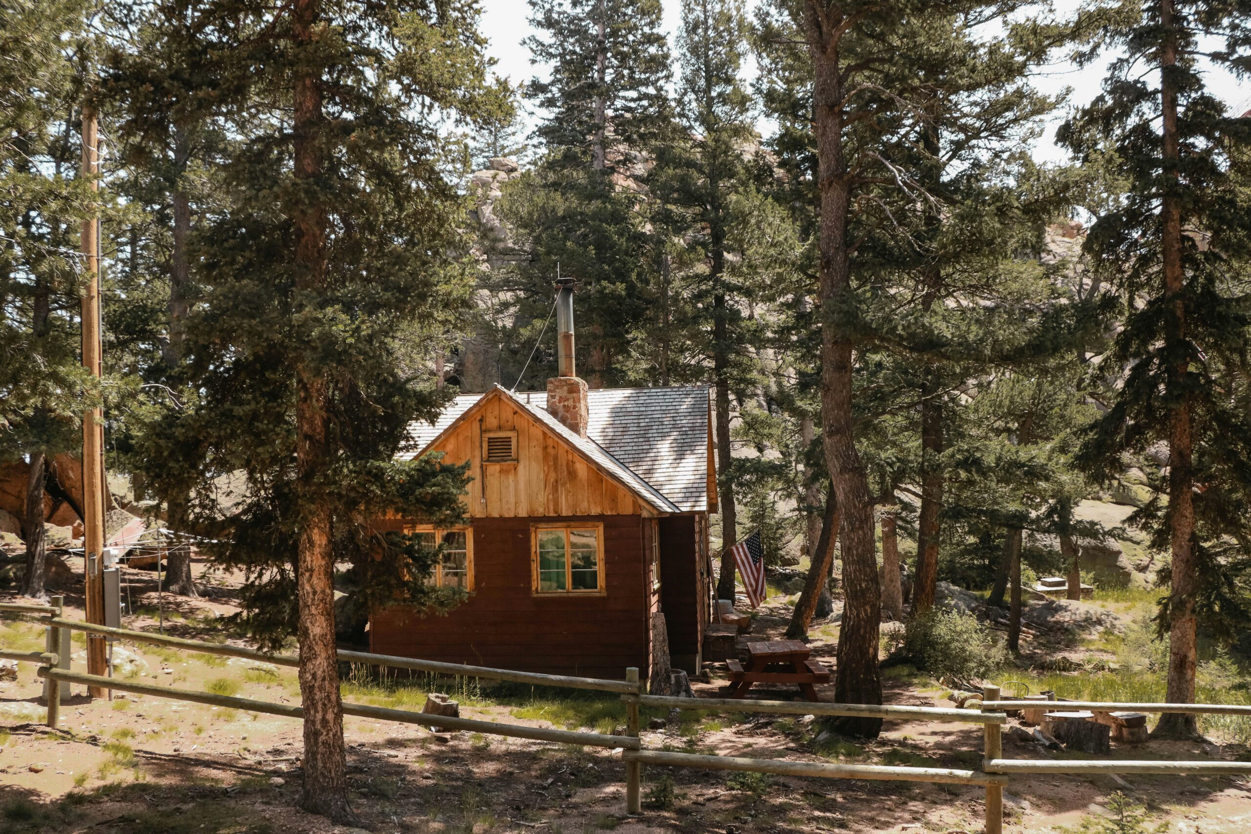 A small house in Colorado.